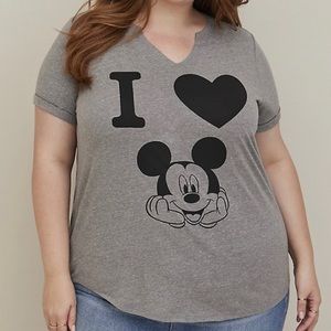 Torrid Mickey tee, size 1